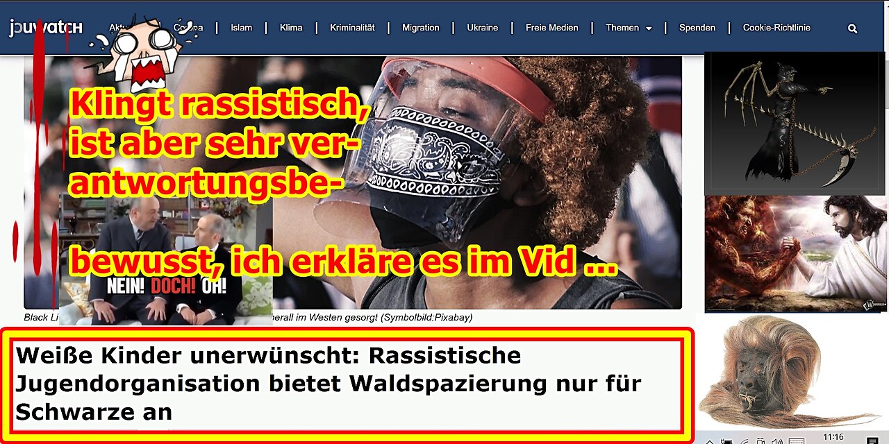 Was nach widerlichstem Rassismus klingt, ist höchst verantwortliches Handeln(!!!), 24.05.2023 ...