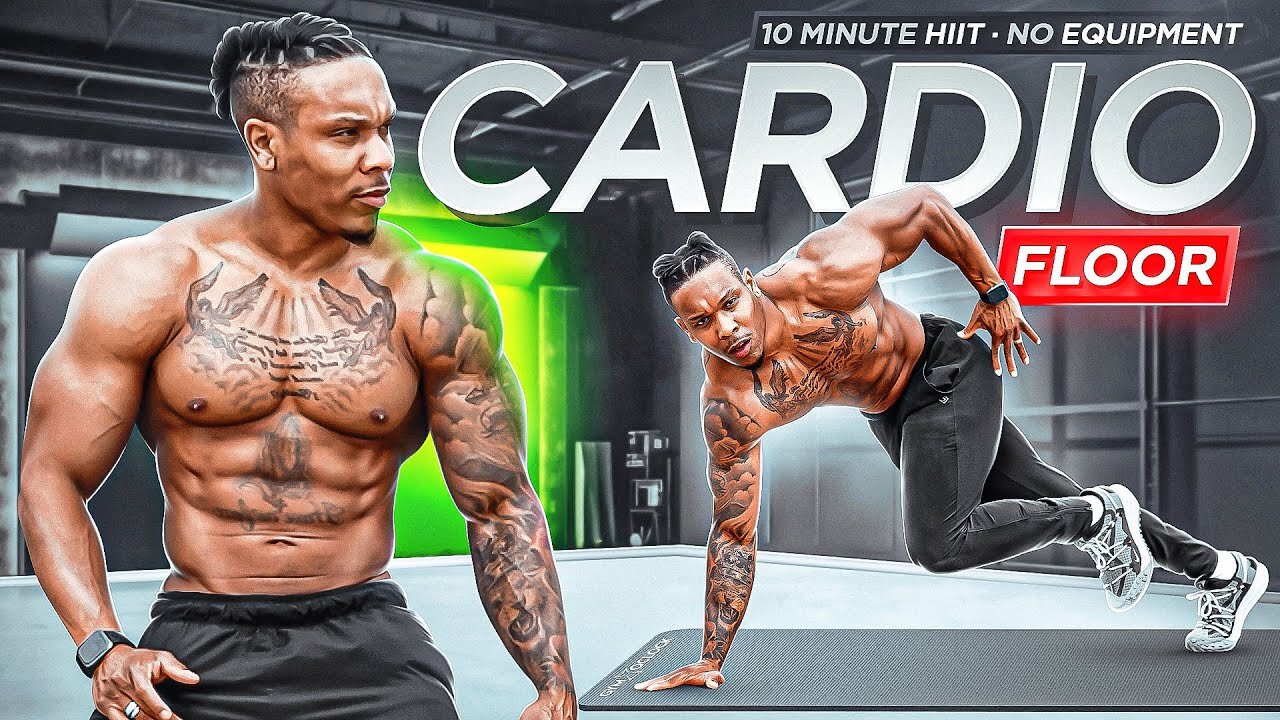 10 Minute HIIT Cardio Floor Workout (no equipment)