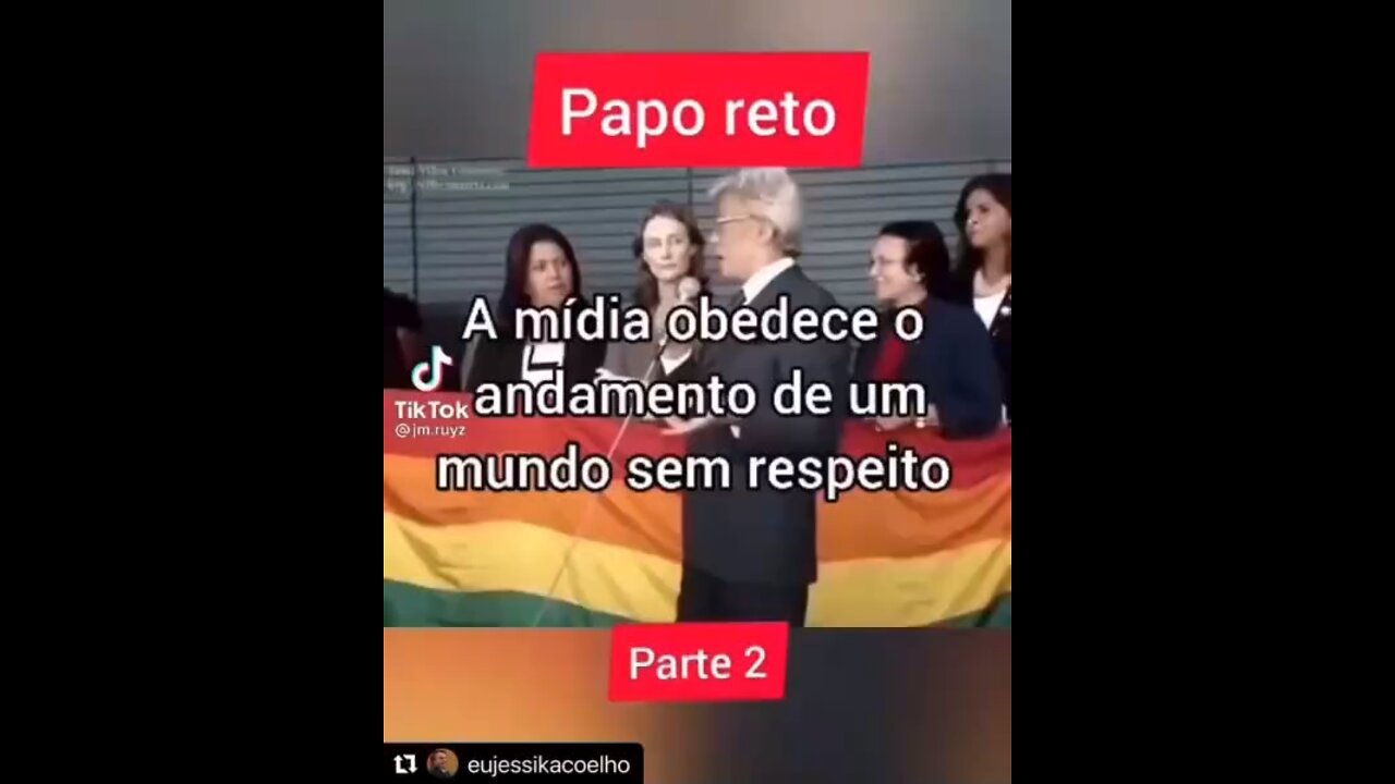 "A mídia obedece o andamento de um mundo sem respeito e sem caráter"