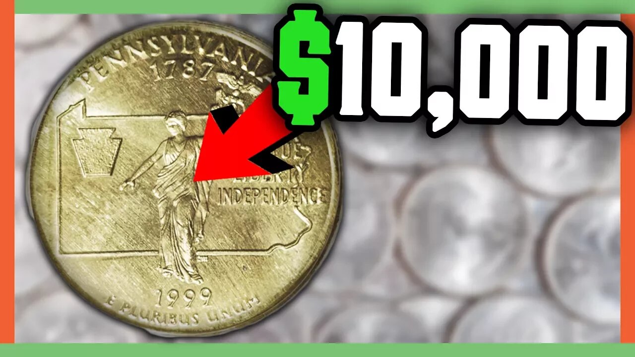 RARE STATE QUARTERS WORTH MONEY - ERROR QUARTERS TO LOOK FOR!!