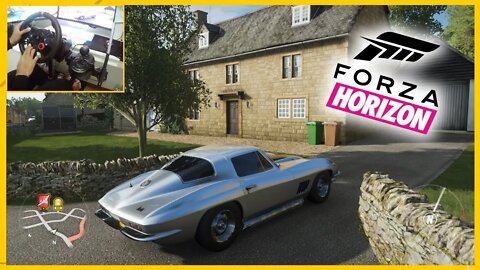 CHEVROLET CORVETTE STINGRAY 427 - Forza Horizon 4 Gameplay Realista / Logitech G29