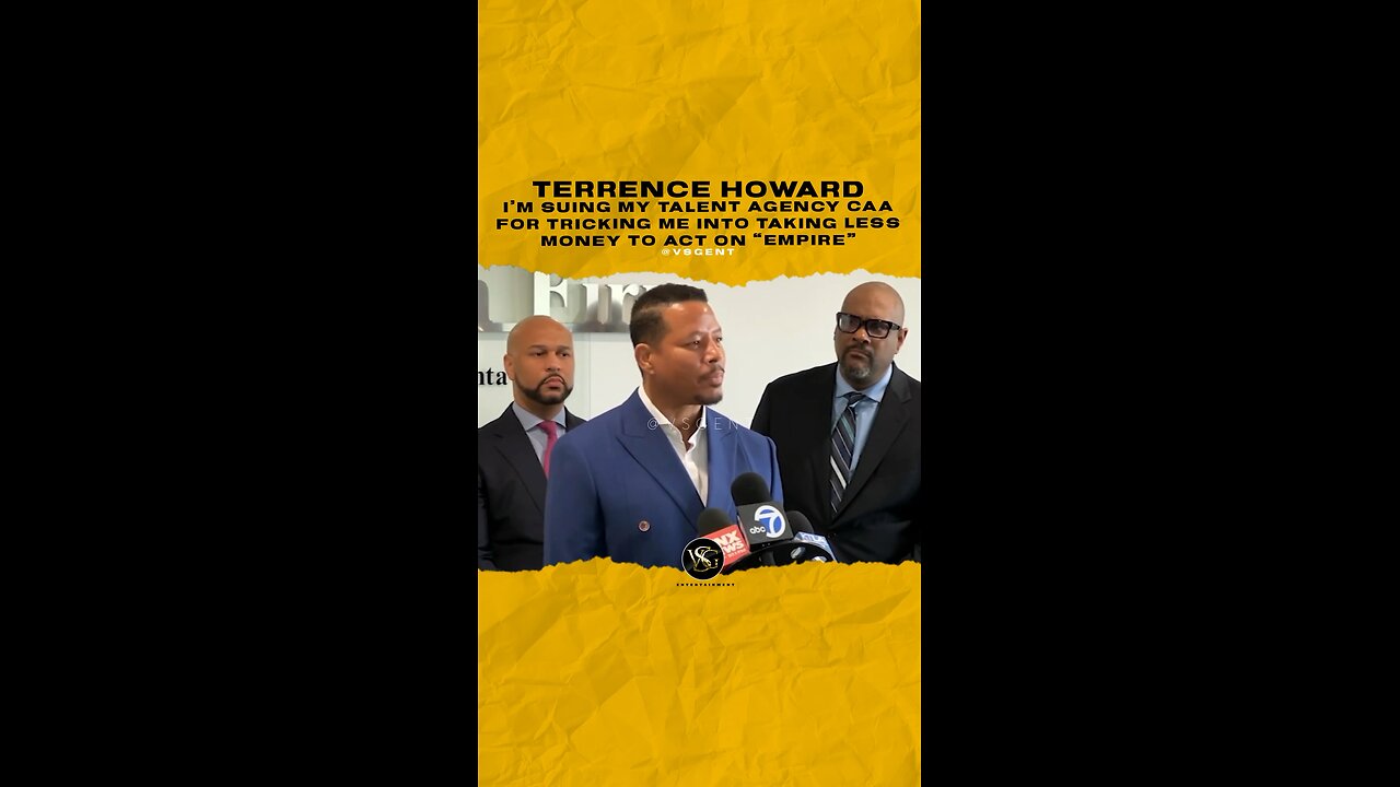 I’m suing my talent agency #caa for tricking me into taking less money to act on “empire”.