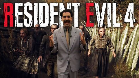 Borat in resident evil 4