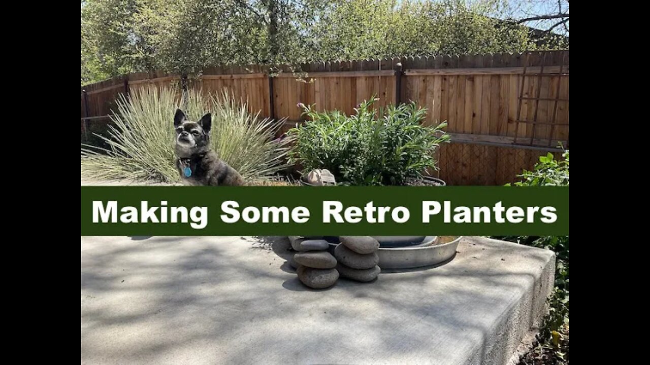 Making Some Retro Planters