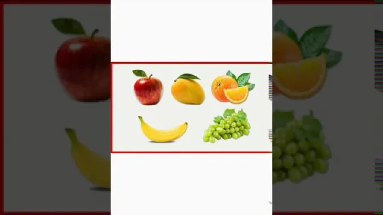 PG English fruits name part 2