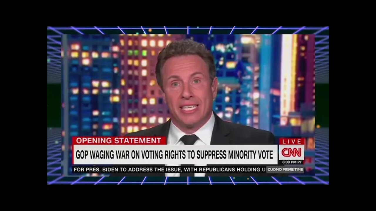 INSANE: CNN's Cuomo Lies About Ron Johnson, Says GOP Waging a Holy War on Voting Rights