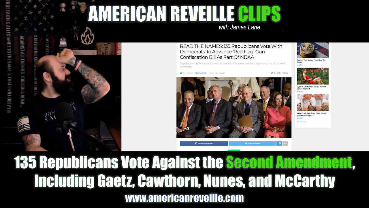 135 Republicans Vote Against the Second Amendment, Including Gaetz, Cawthorn, Nunes, and McCarthy