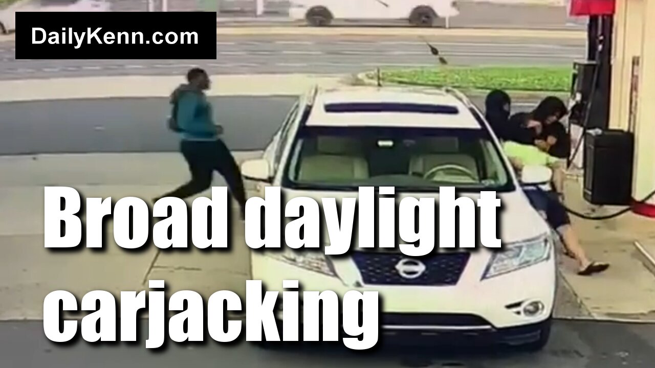 Broad daylight carjacking