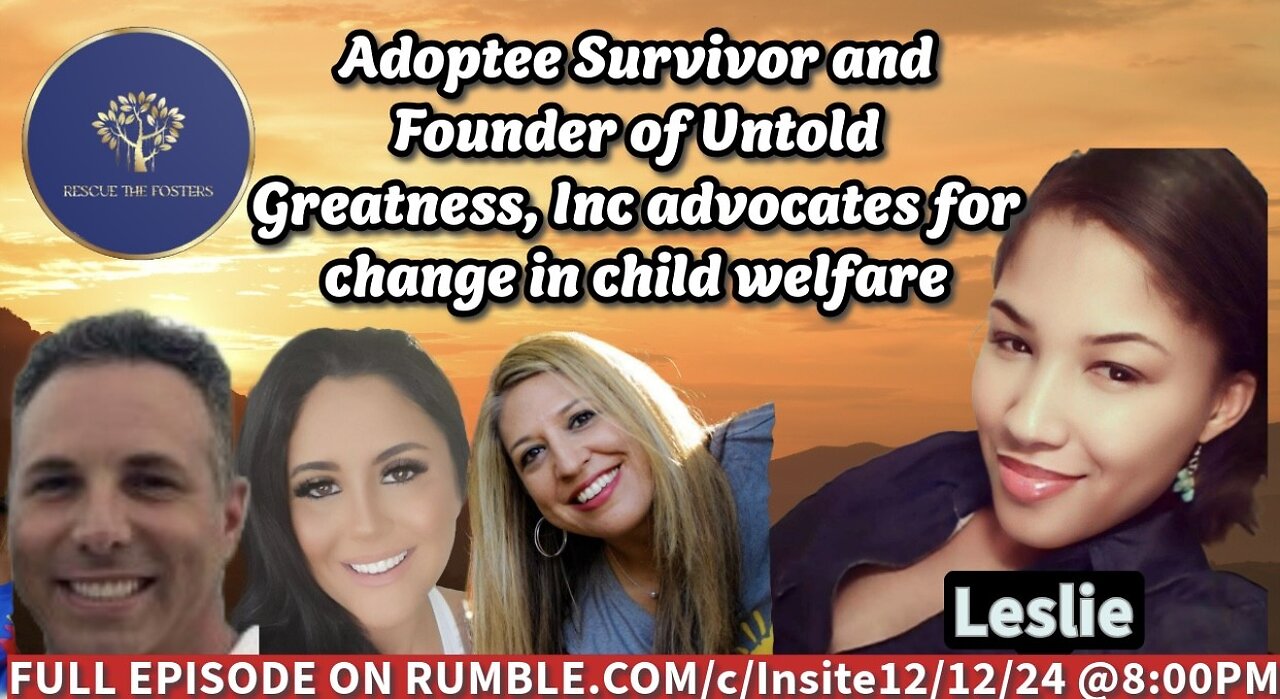 Rescue The Fosters w/ Founder of "Untold Greatness, Inc." - Leslie