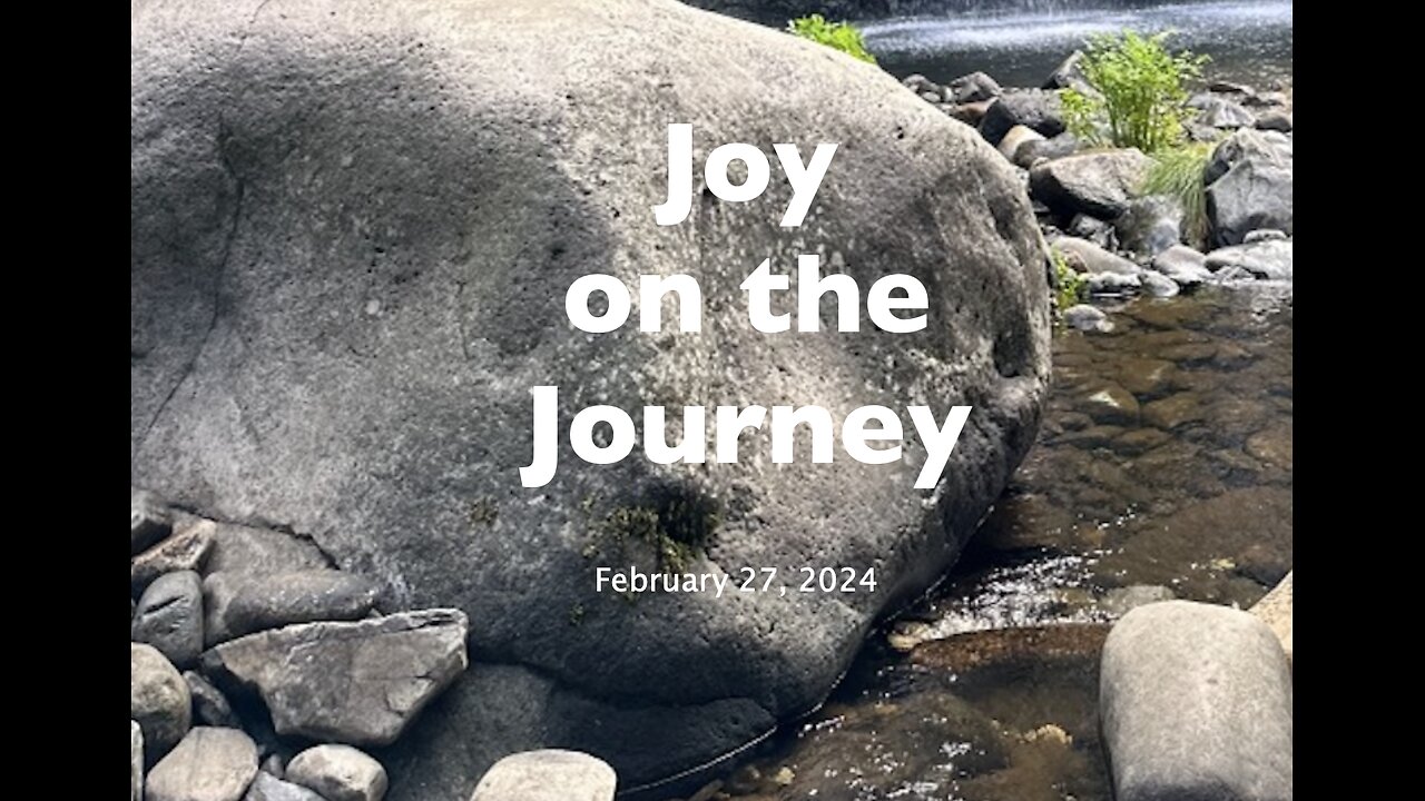 Seeing Jesus Face to Face - Joy on the Journey (Feb 27)