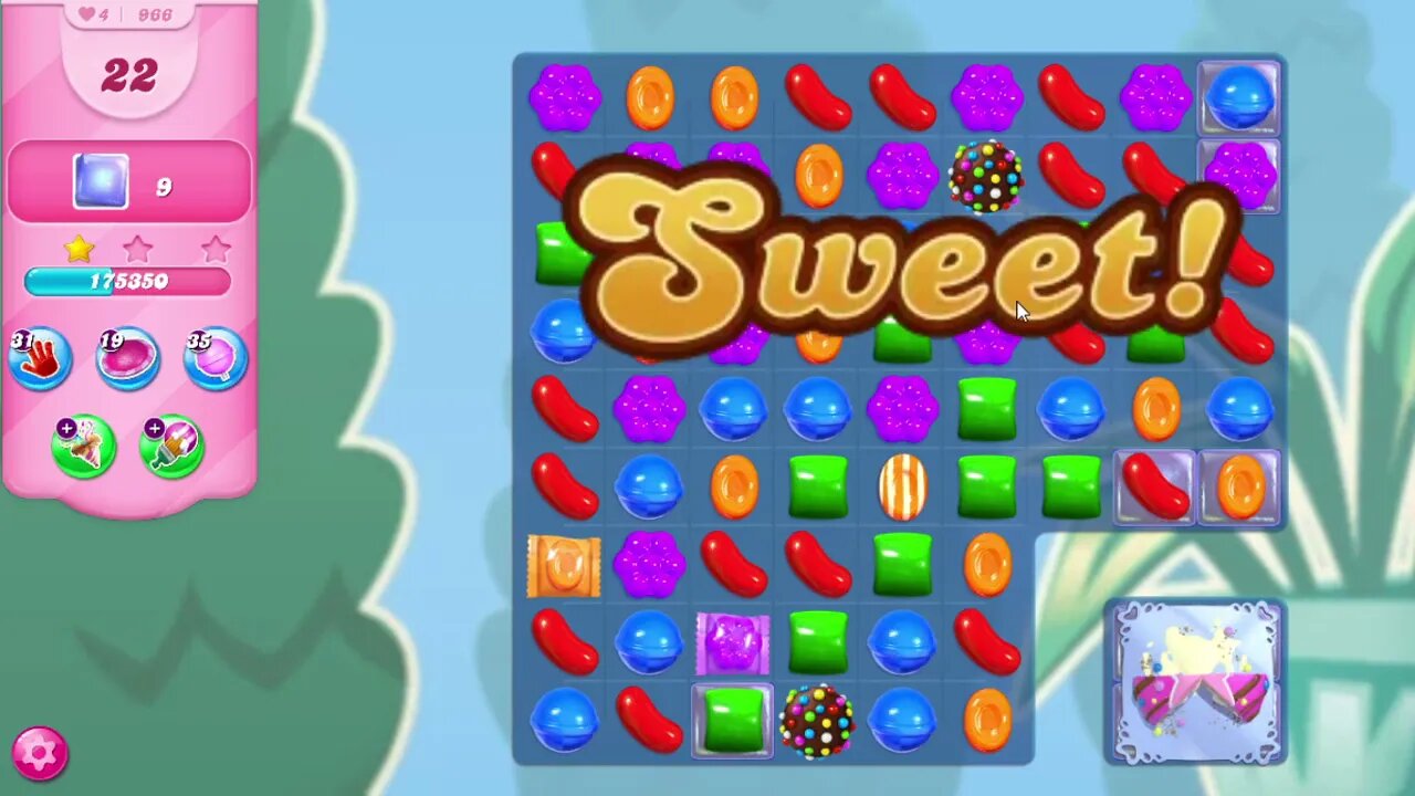 Candy Crush Saga Level 966