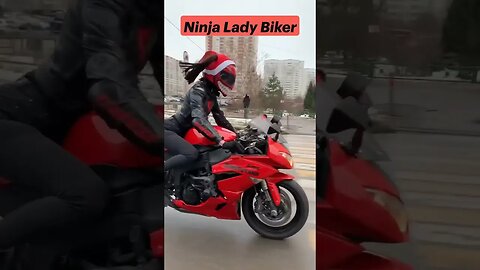 Ninja Lady Biker