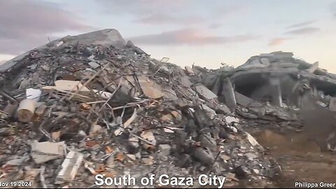 North Gaza Stunning Extensive Destruction South of Gaza City Philippa Greer