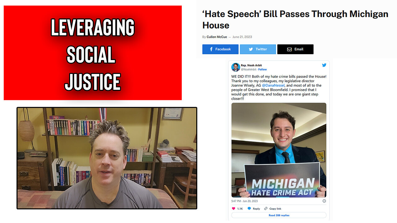 Democrat Majority In Michigan Set To Pass Hate Speech Bill