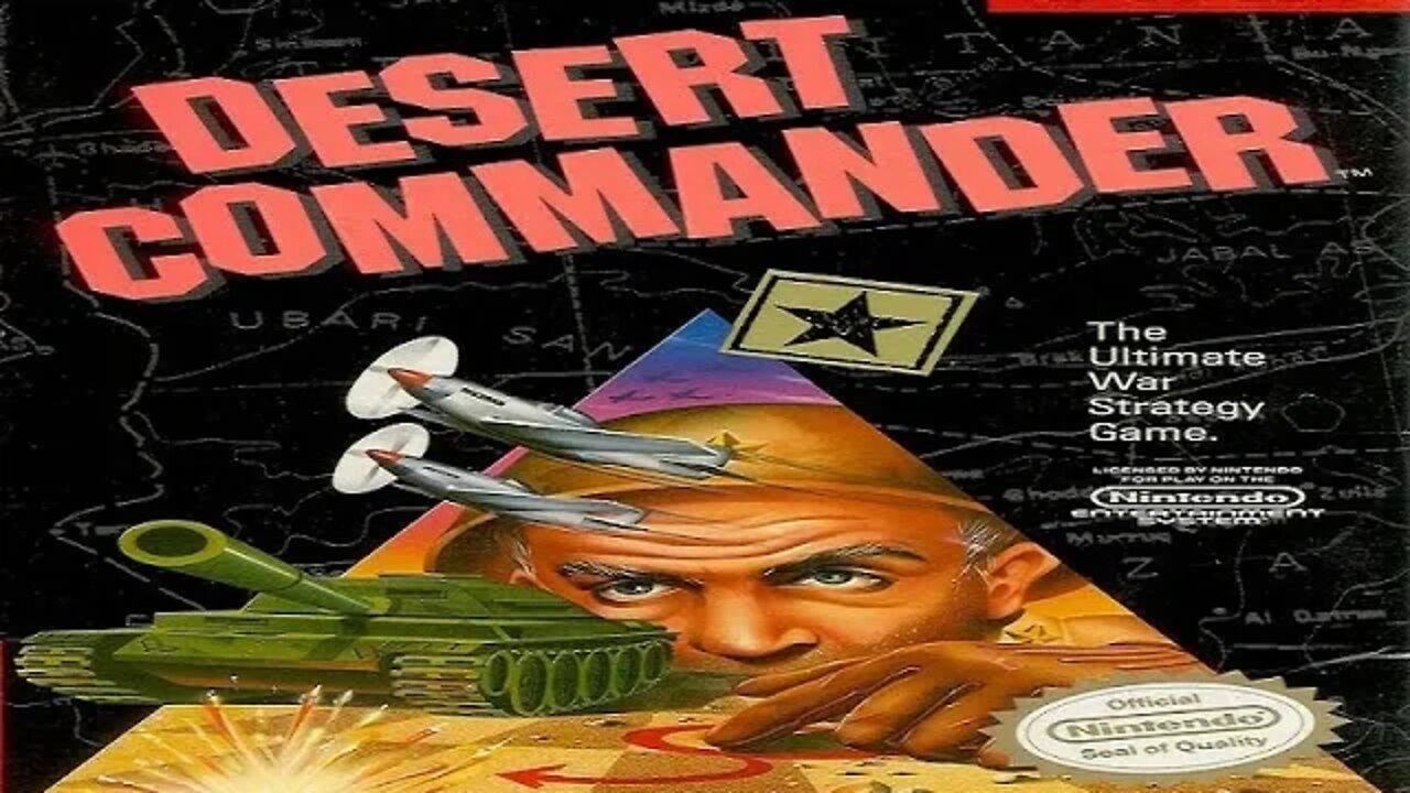 Long Play Desert Commander Nes