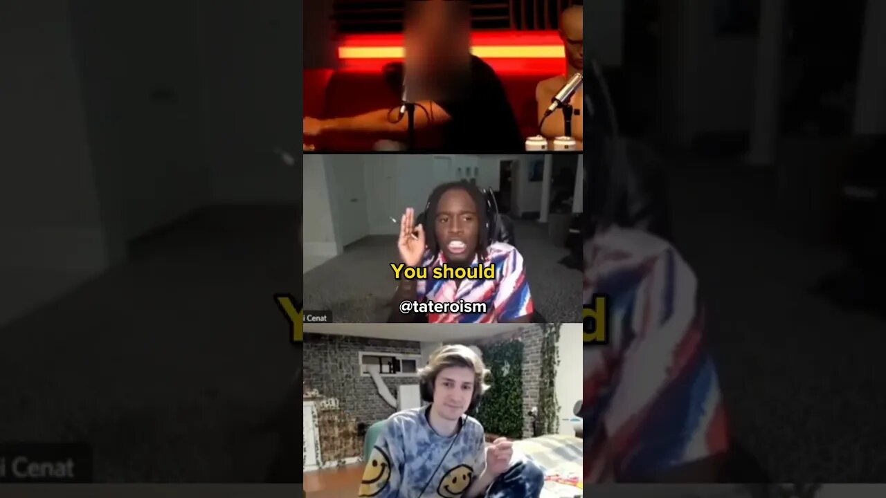 XQc saying Andrew Tate is paying Kai Cenat