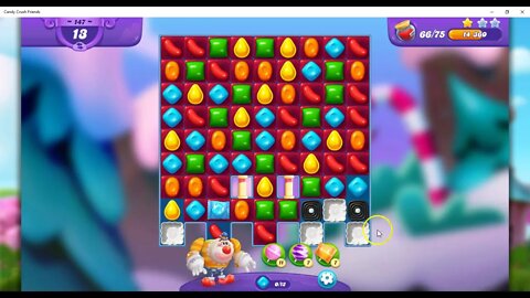 FRIENDS Level 147 Audio Talkthrough, Candy Crush Friends Saga, 30 Moves 0 Boosters