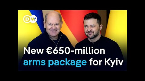 The right moment? Scholz visits Kyiv, pledges new €650-million arms package | DW News