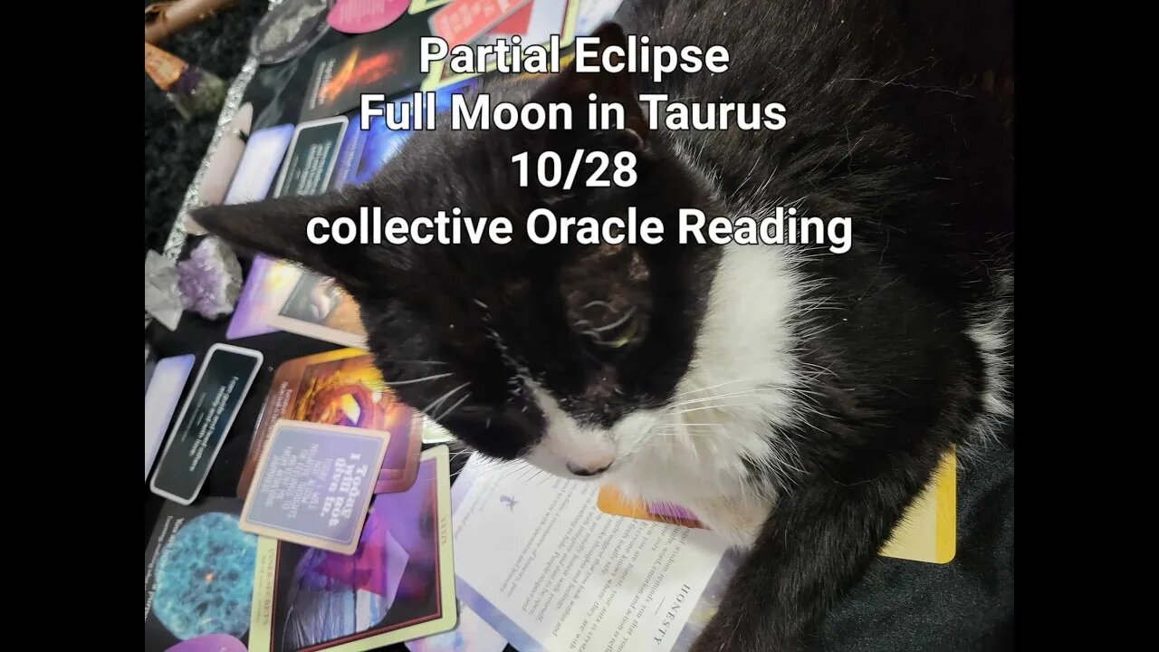 Oracle Reading For Collective Partial Eclipse Full Moon in Taurus 10/28