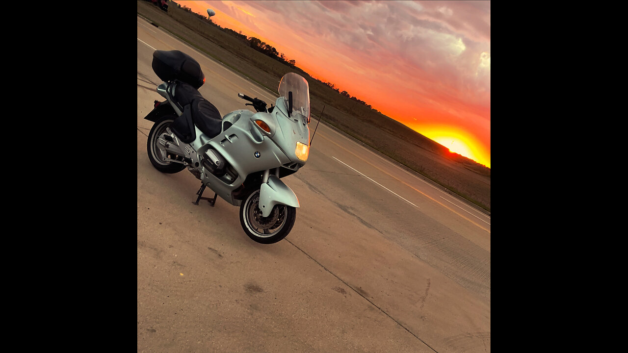 Riding Through Farmland During Harvest