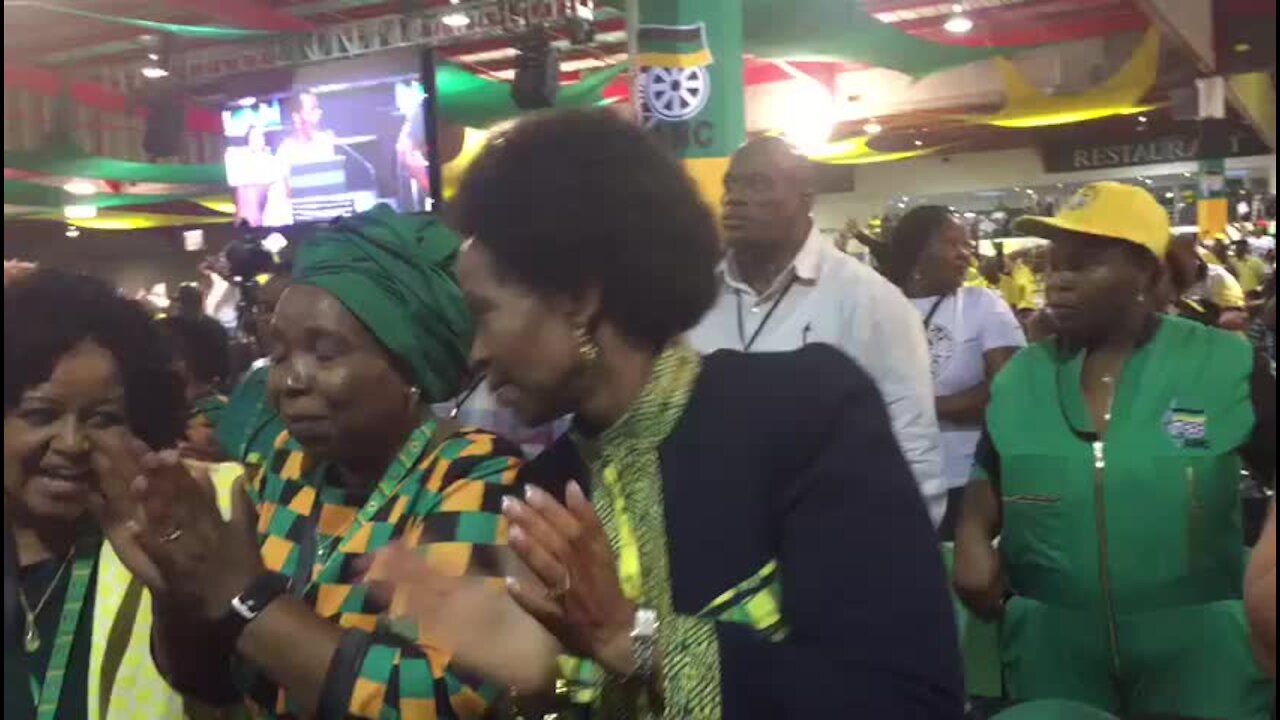 Dlamini-Zuma supporters celebrate as three of their nominees make it into ANC top six (J8t)