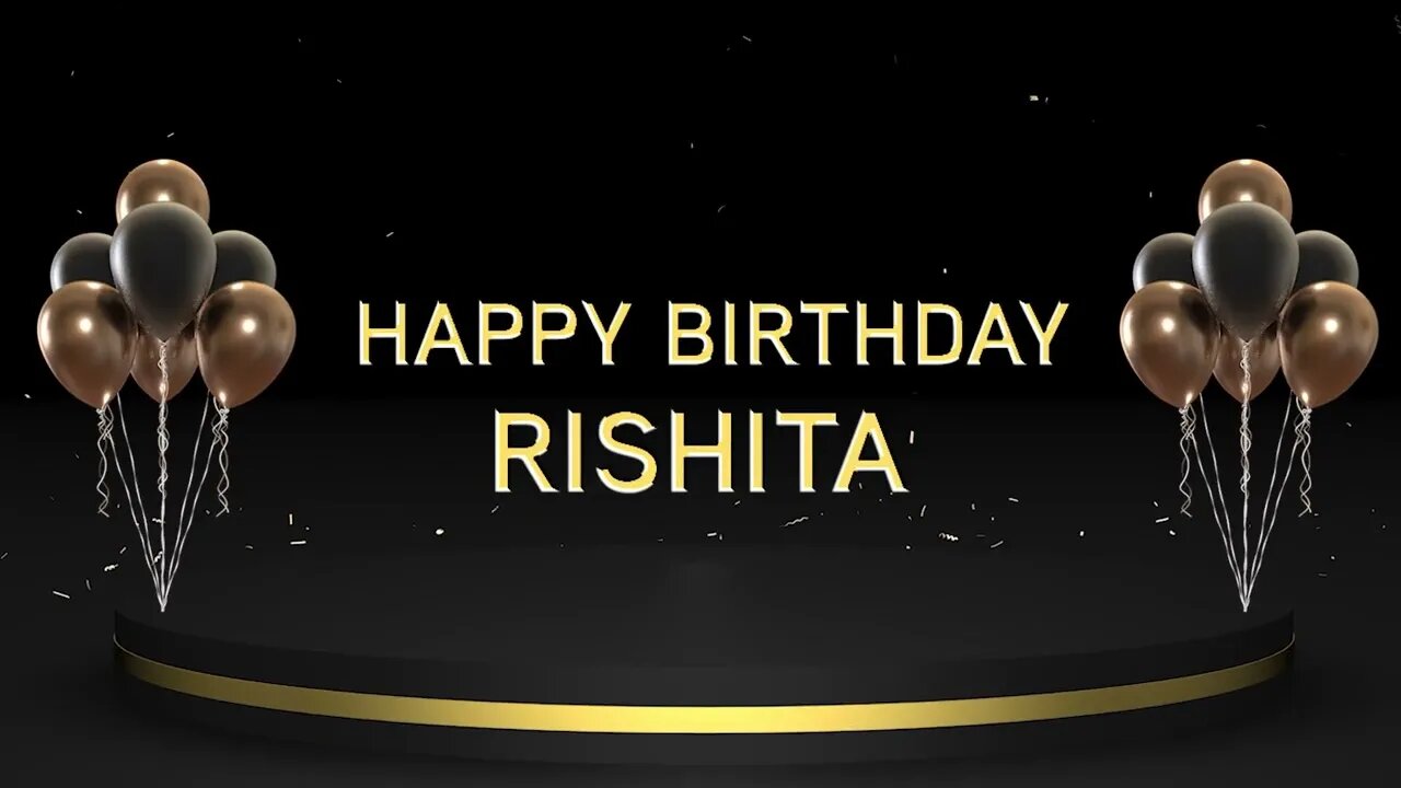 Wish you a very Happy Birthday Rishita