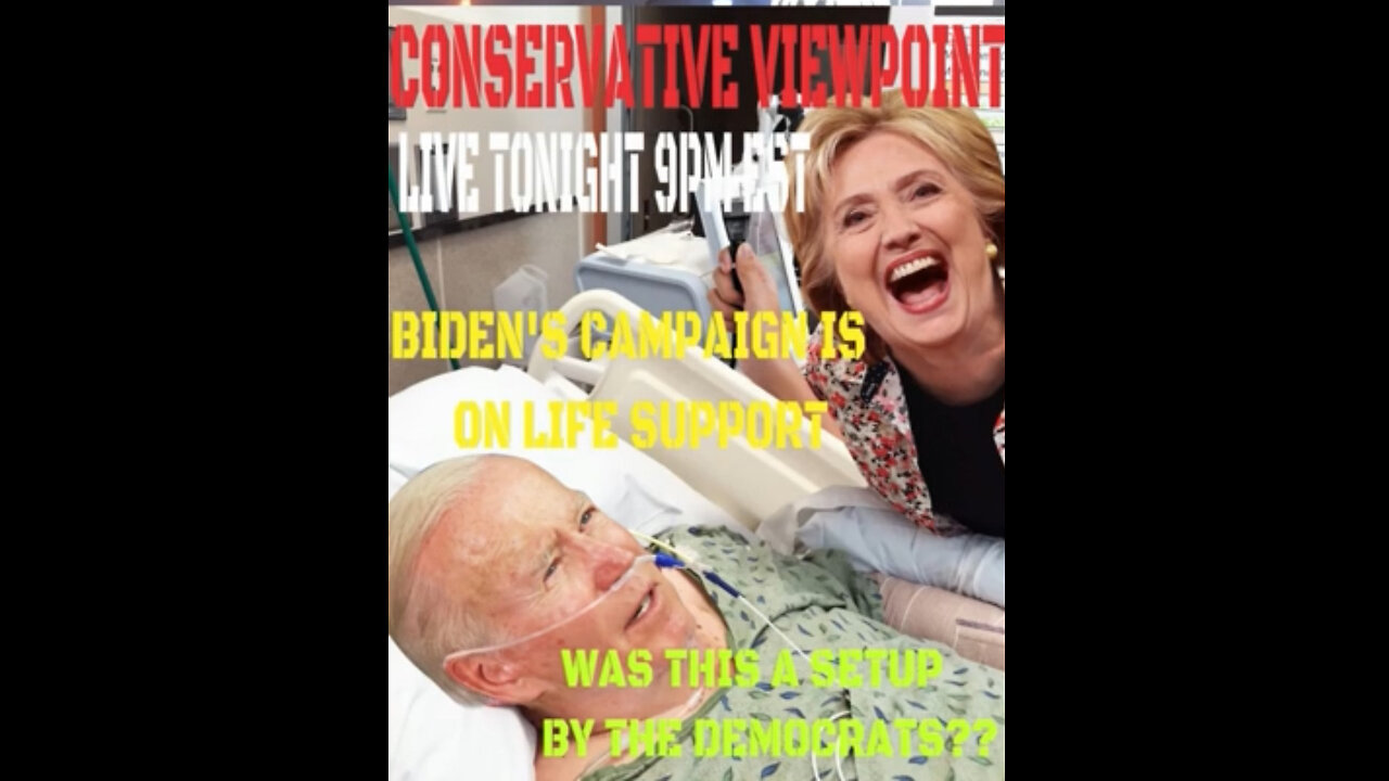 BIDEN'S CAMPAIGN IS ON LIFE SUPPORT, WAS THIS A SETUP BY THE DEMOCRATS TO GET RID OF BIDEN????