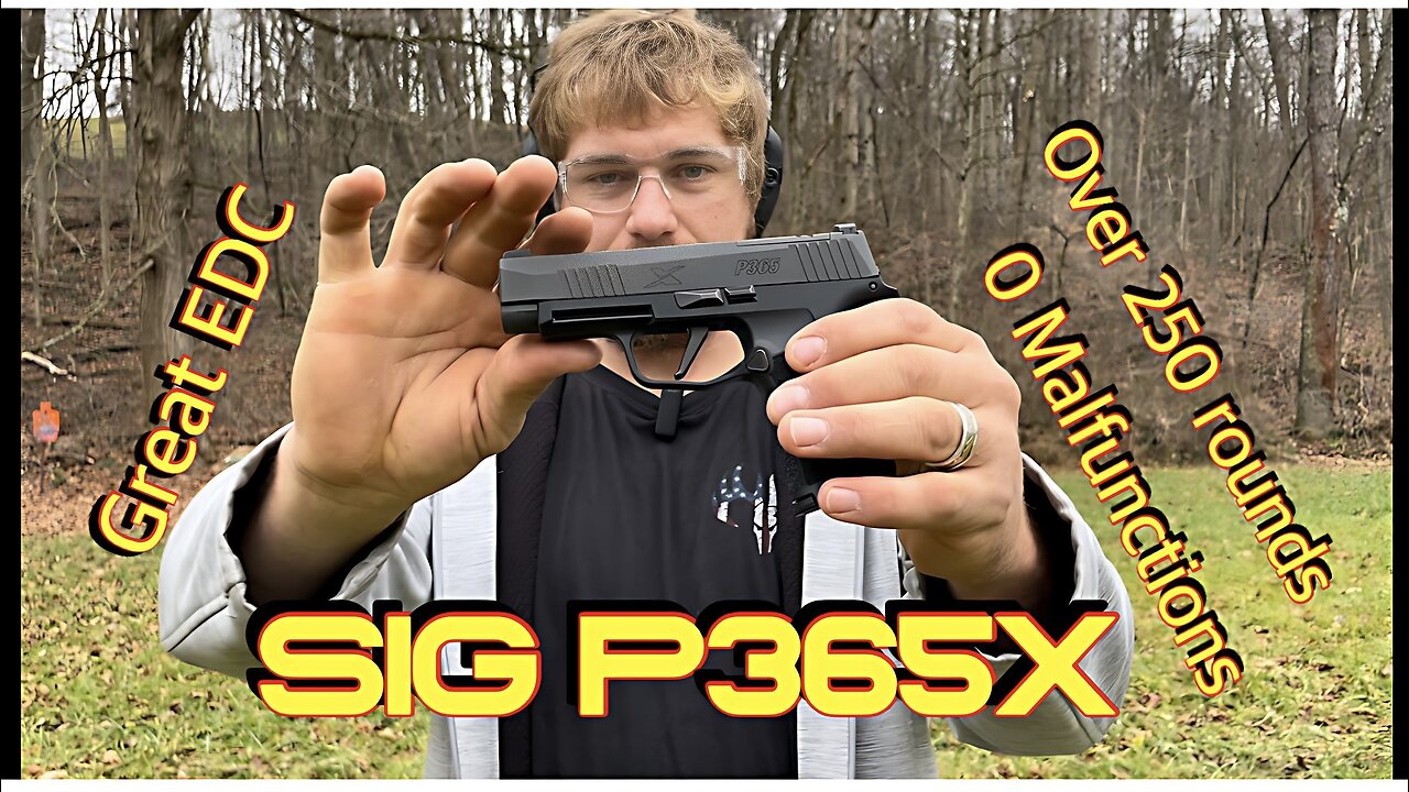 Sig Sauer P365X, Over 250 Rounds, 100% Reliable #EDC #CCW #365