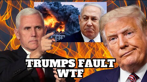 Mike Pence Blames Donald Trump and Others for Hamas Invading Israel