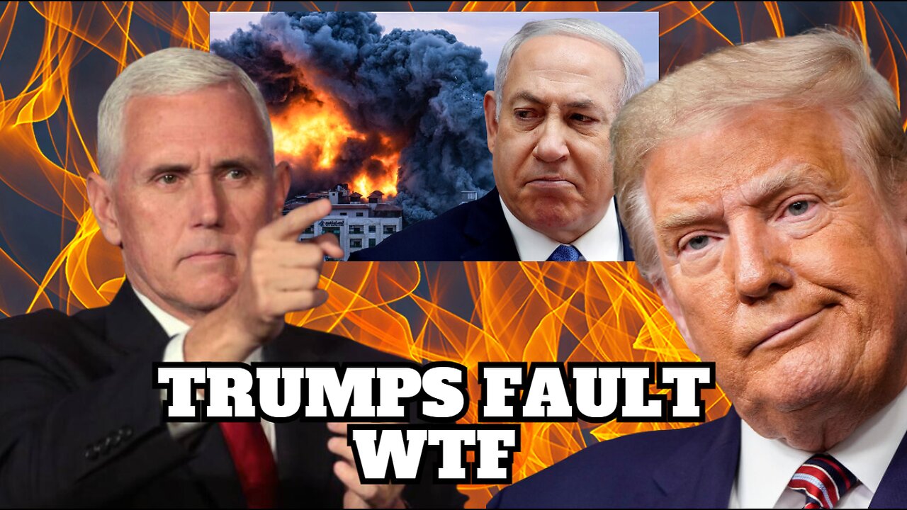 Mike Pence Blames Donald Trump and Others for Hamas Invading Israel