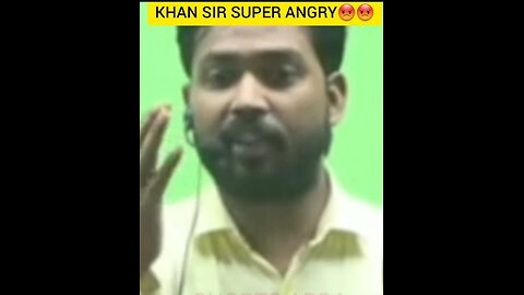 KHAN SIR UNSEEN SUPER ANGRY VIDEO