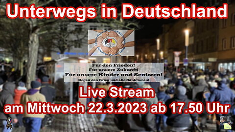 Live Stream am 22.3.2023 ab 17.50 Uhr aus Schleiz