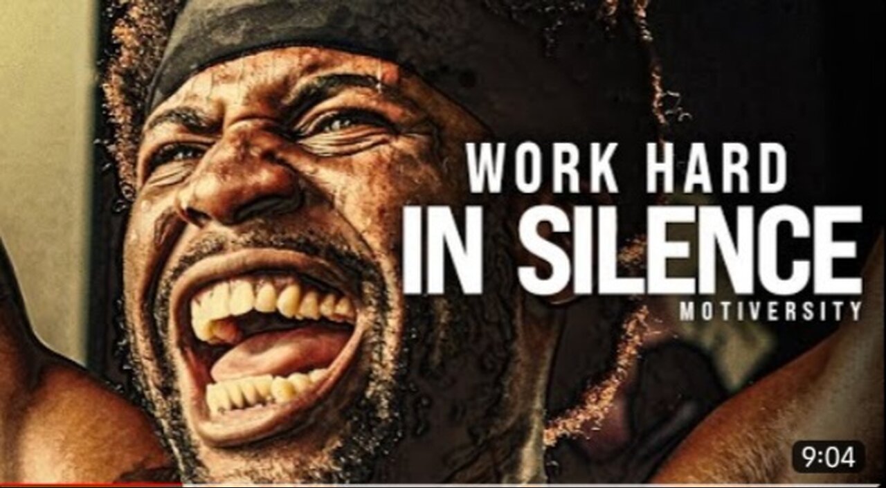 WORK HARD IN SILENCE, SHOCK THEM WITH YOUR SUCCESS - Motivational Speech (Marcus Elevation Taylor)