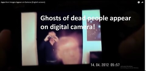 Spirits of the dead appear on digital camera - while being video recorded