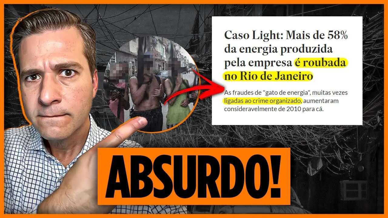 METADE DA ENERGIA DO RIO DE JANEIRO É ROUBADA! Entenda a relação com o CRIM3 ORGANIZ4D0!