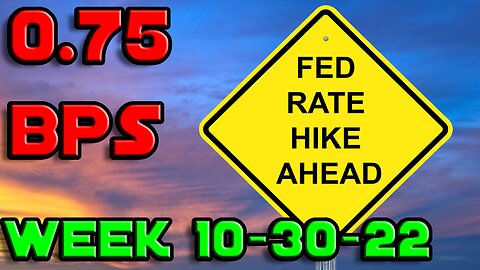 SP500 Heat Map Week 10-30-22 | 75 BPS RATE HIKE