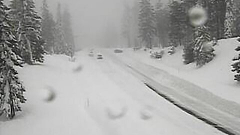 Storm Packing High Winds, Heavy Snow Blows Into The Sierra