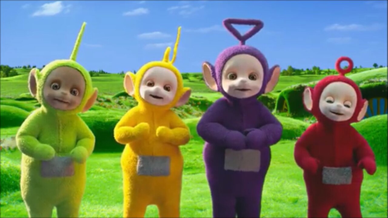 Teletubbies Sunday Special Tiddlytubby Party + Running Race