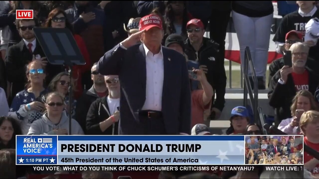 J6 Choir's Rendition Of The Star-Spangled Banner At Trump Rally