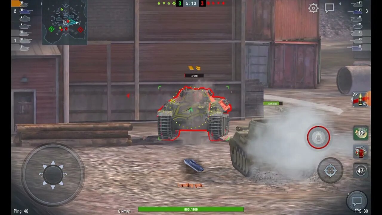 M24 Chaffee wot blitz gameplay