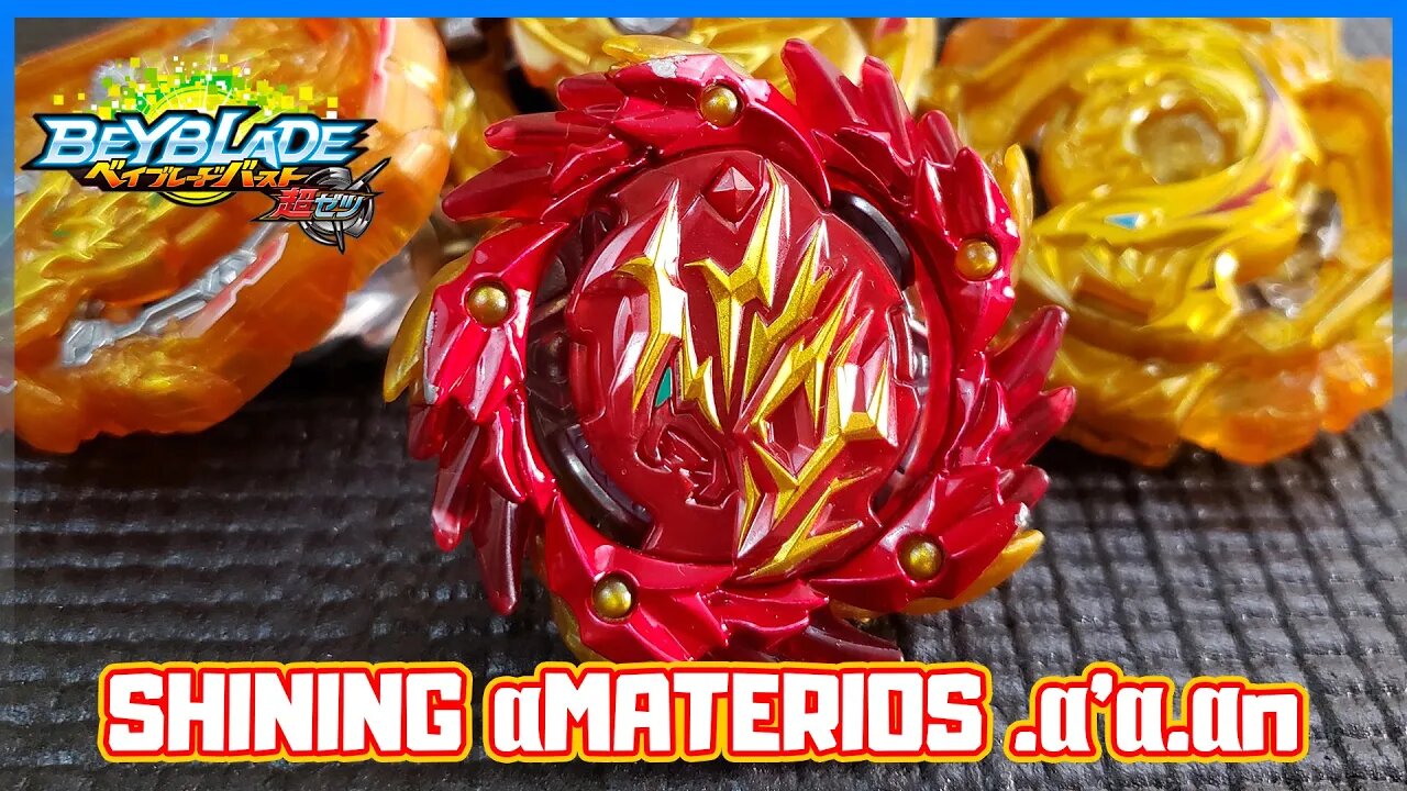 Montando e analisando SHINING αMATERIOS .α'α.αn - Beyblade Burst