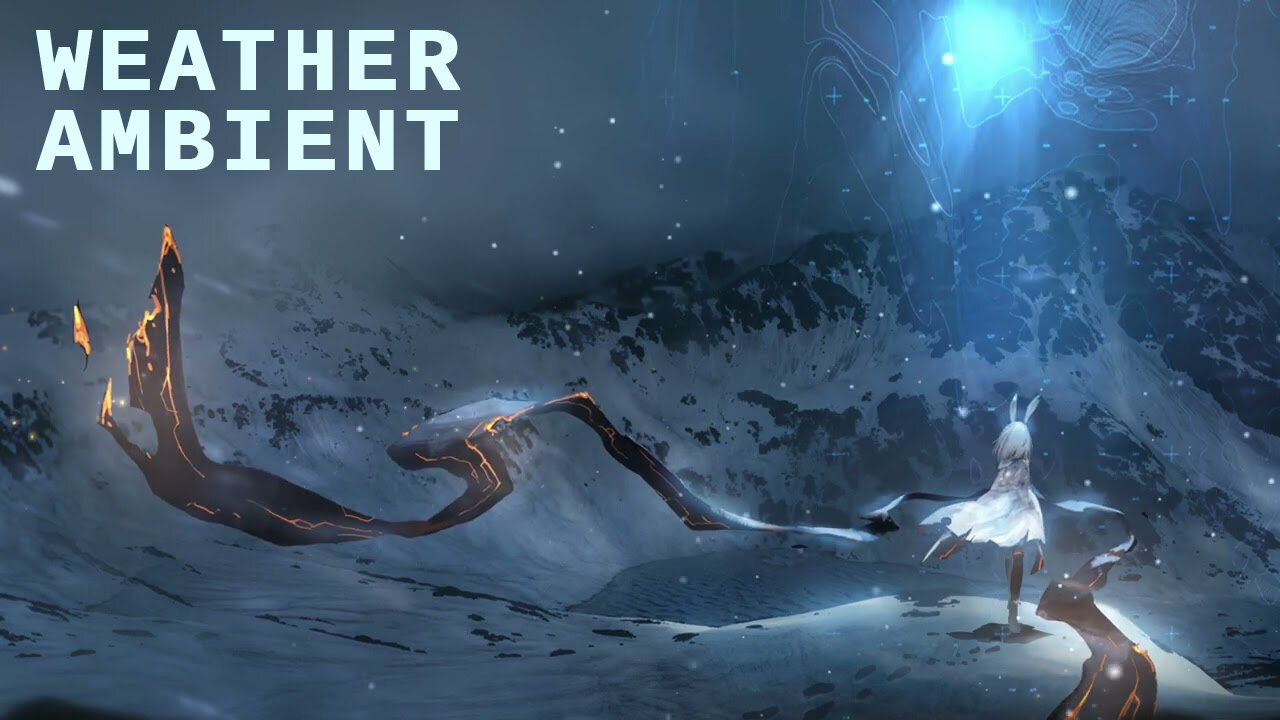 Snowy Weather with the Best Ambient Music For to Enjoy at Work or While Meditating Sound