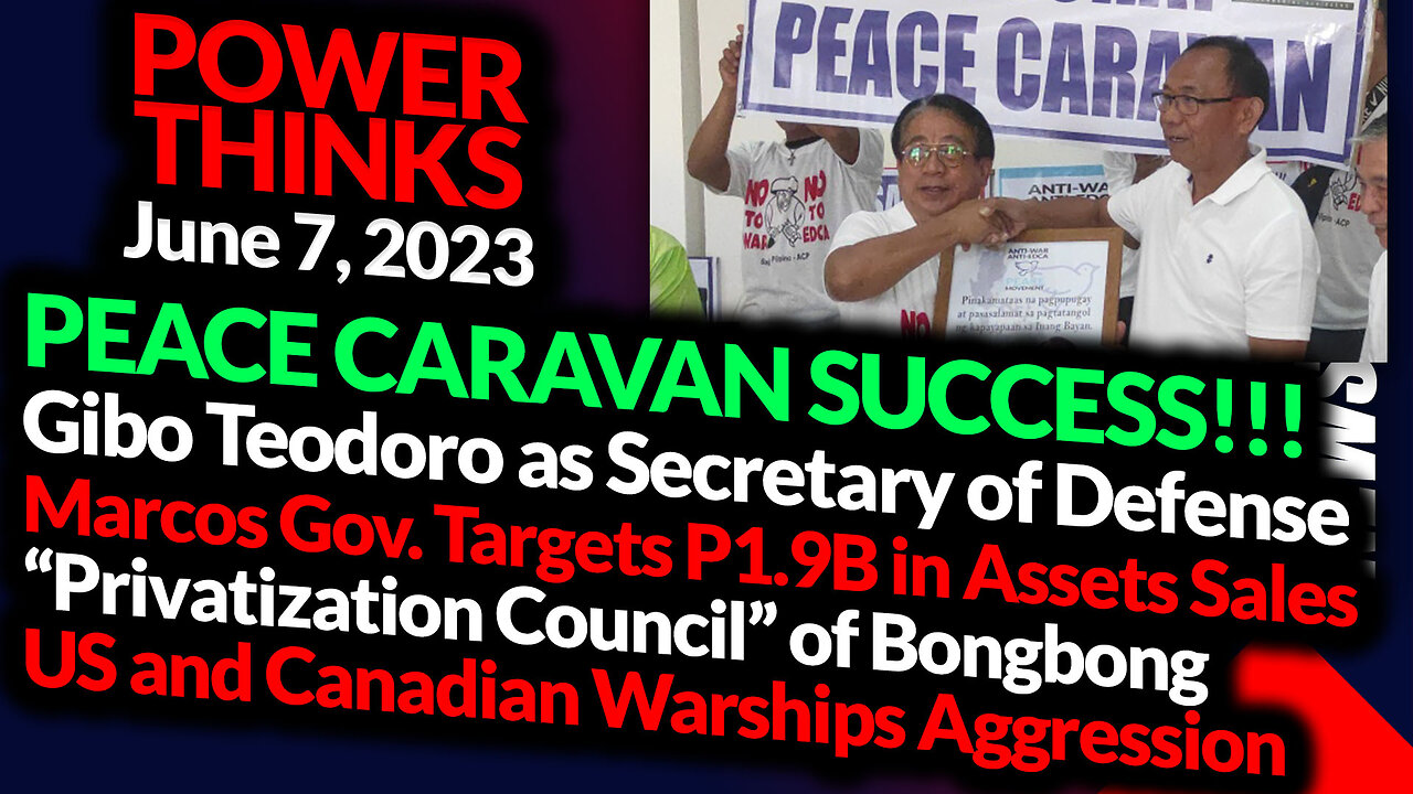 Gibo Teodoro Appointed Sec. of DND, Peace Caravan Success! GTNR with Ka Bansang Mentong and Ka Ado