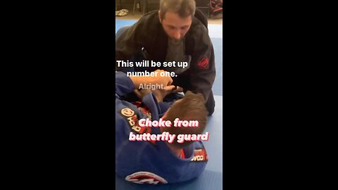 Choke Options from Half Butterfly Guard BJJ