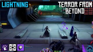 SWTOR MMO: Terror From Beyond 16-Person Operation | Level 80 Lightning Sorcerer [Twitch]