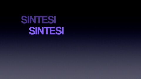 Sintesi (Synthesis)