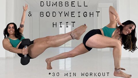 BEST•QUICK•EFFICIENT FULL BODY WEIGHT FULL BODY HIIT 🙌🏼