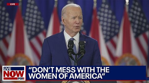 President Biden speech on abortion, Roe and Trump