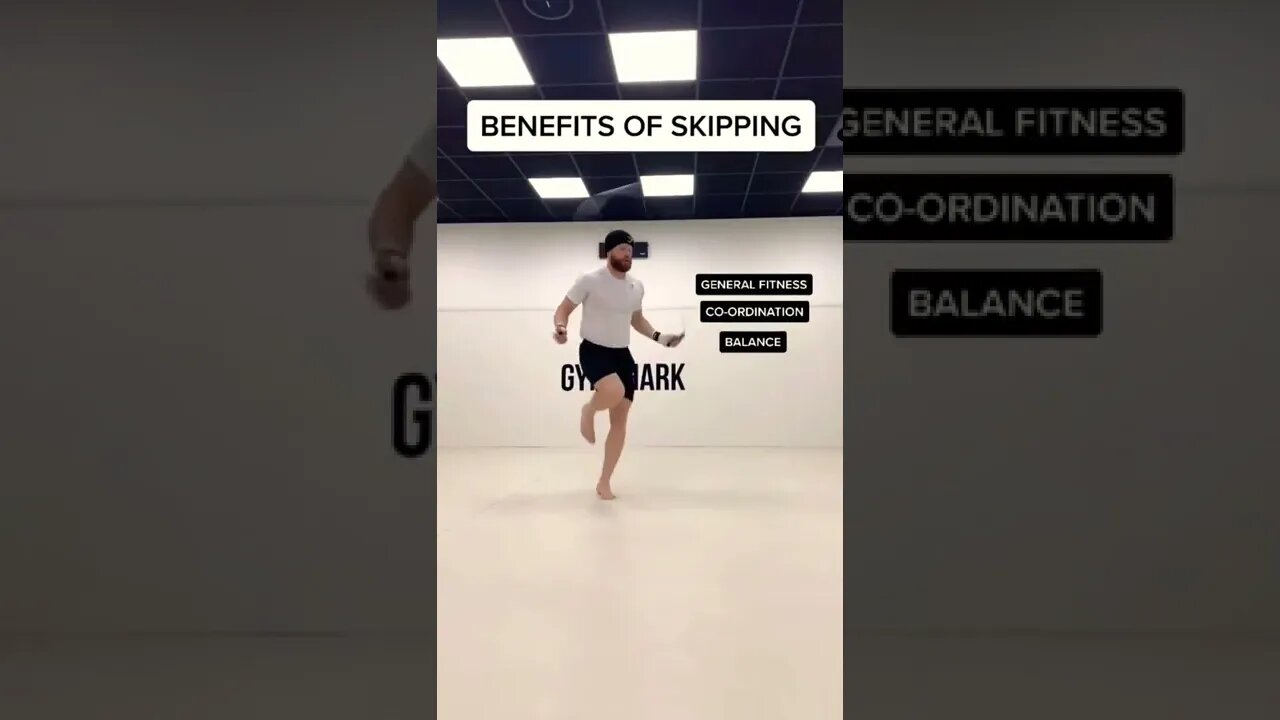 BENEFITS OF SKIPPING! #shorts #skipping