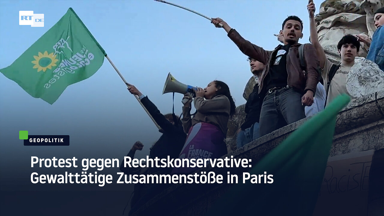 Frankreich nach EU-Wahl: Zusammenstöße bei Protest in Paris gegen Rechtskonservative